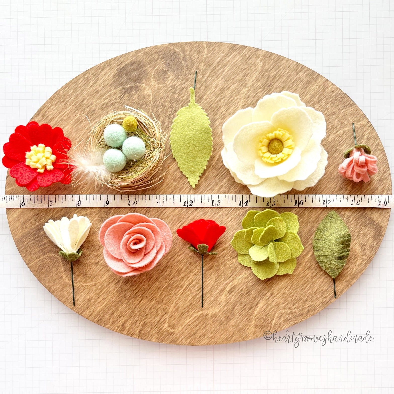 Felt Flower Craft Kit | Spring Poppy