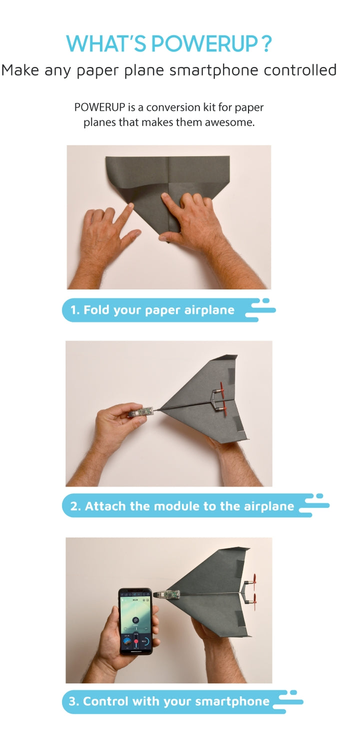 500-050BB POWERUP 4.0 Paper Airplane Kit