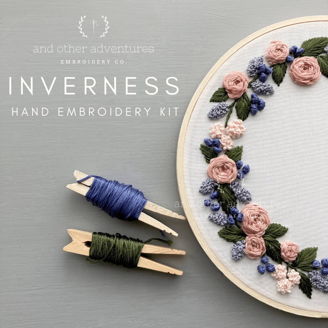 Embroidery Kit - Inverness in Lilac