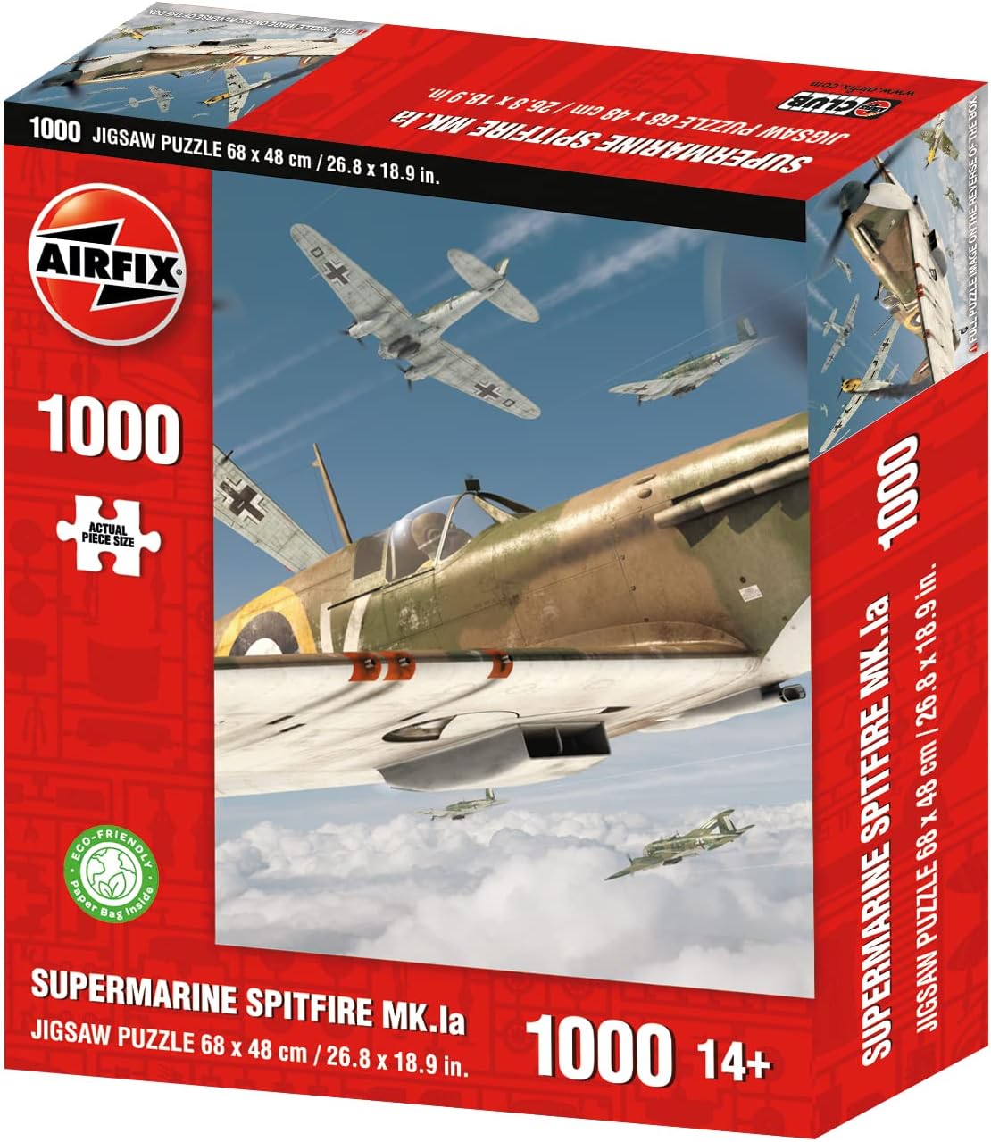 Jigsaw Puzzles 1000 pcs Supermarine Spitfire MK.la Airfix - HVCAX0007