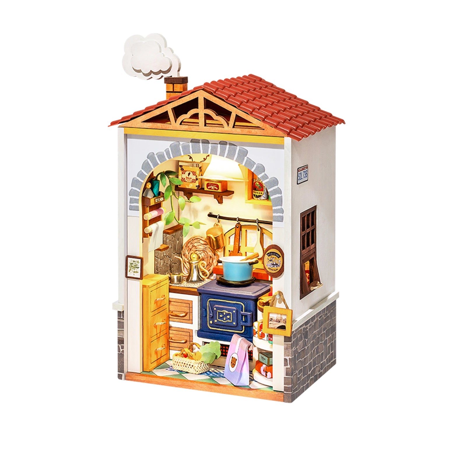DS011 Diy Miniature House Kit: Flavor Kitchen