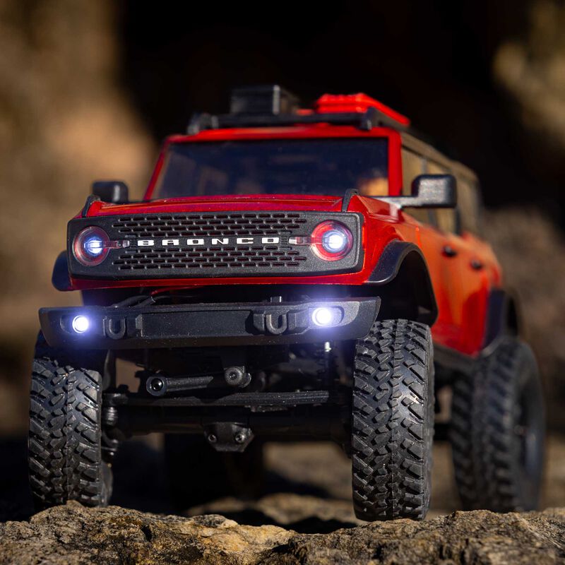 Axial 1/24 SCX24 2021 FORD BRONCO 4WD TRUCK BRUSHED RTR, RED - AXI00006T1