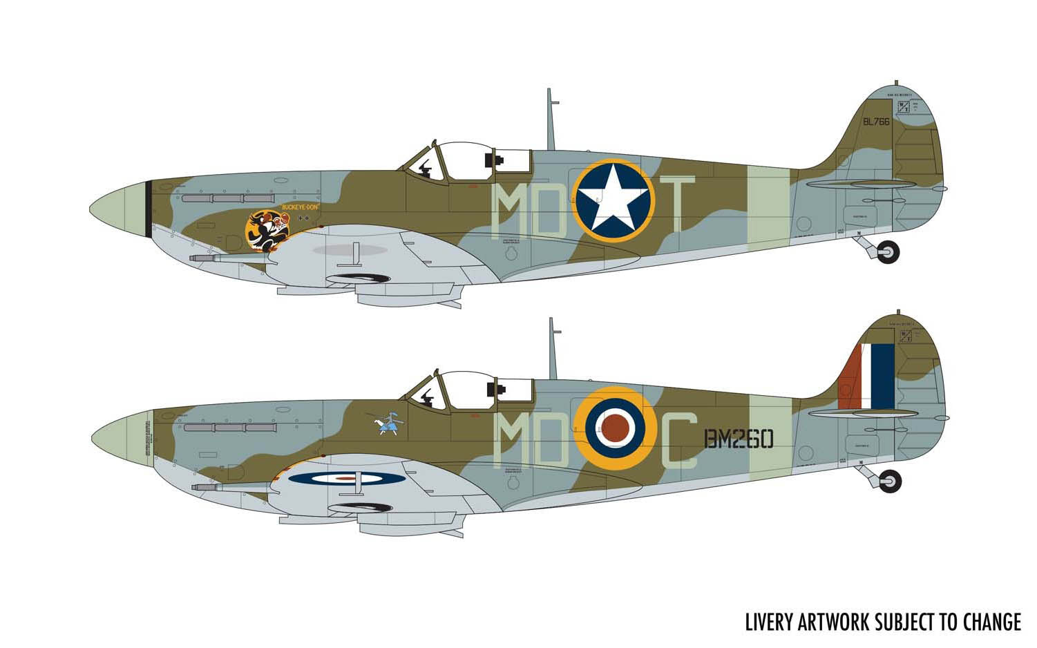 1/48 Supermarine Spitfire MkVb - A05125A