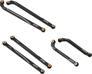 Samix SCX24 Deadbolt/Betty Aluminum High Clearance Link Kit (6) (Black)