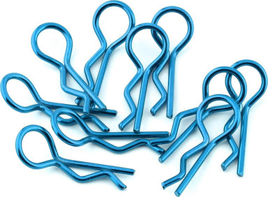 Yeah Racing Body Clips (Blue) (10) (1/10 or 1/8 Scale)