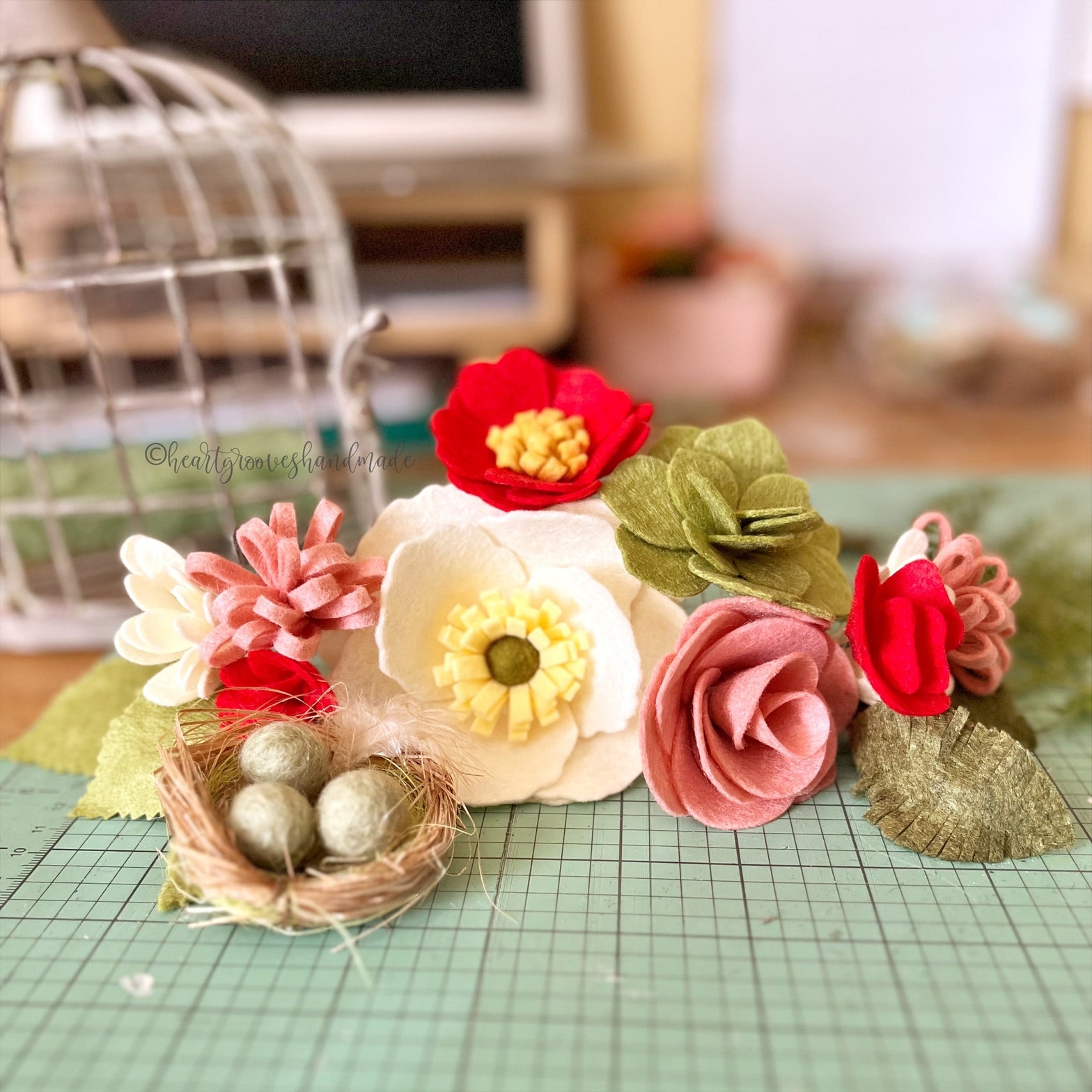 Felt Flower Craft Kit | Spring Poppy