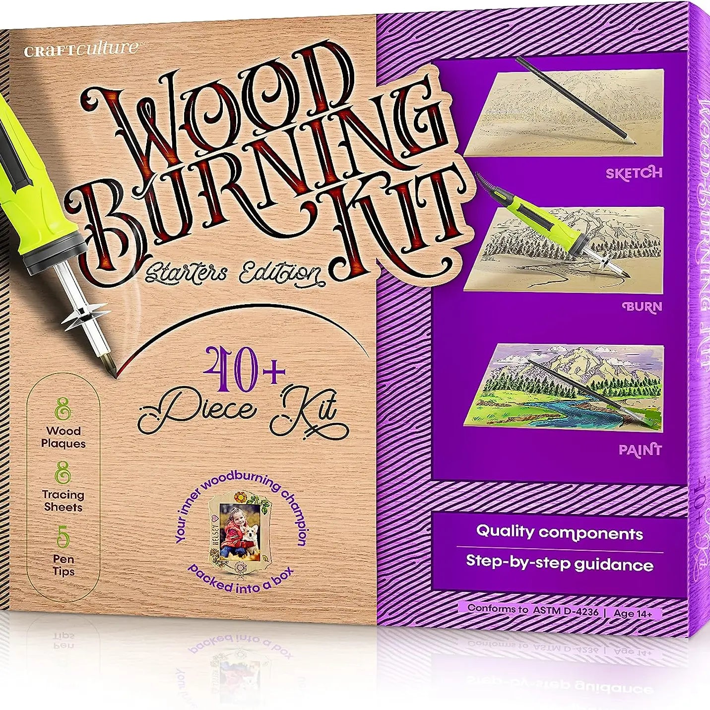 Beginners Wood Burning Kit For Kids