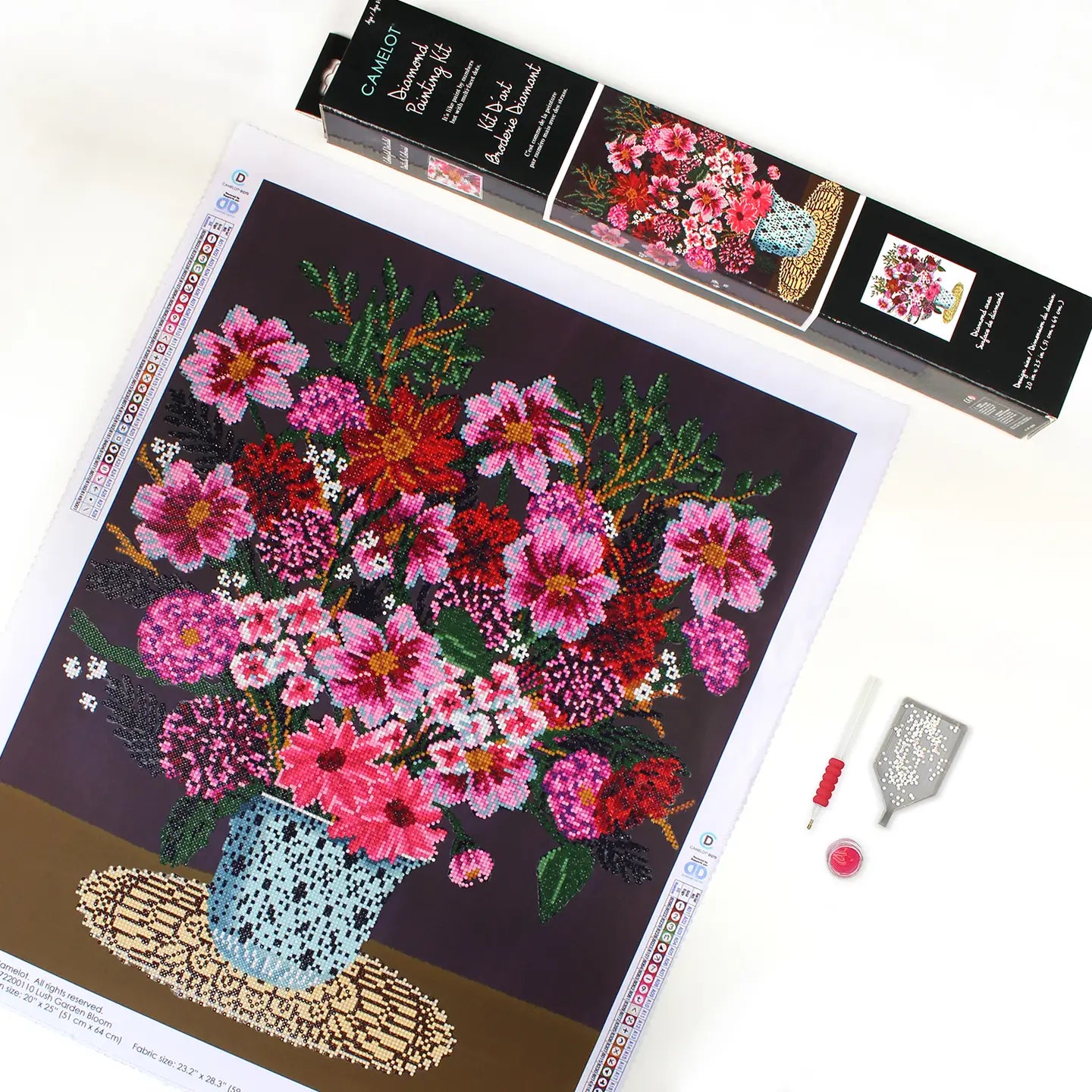 Lush Garden Bloom Diamond Painting Kit