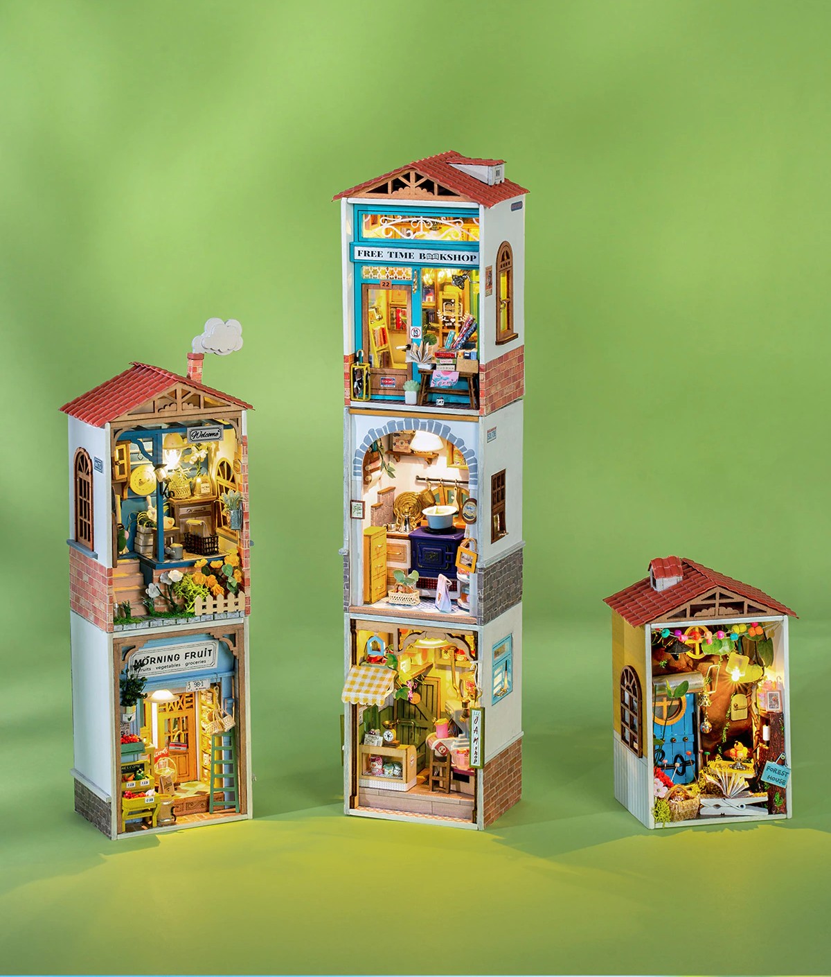 DS011 Diy Miniature House Kit: Flavor Kitchen