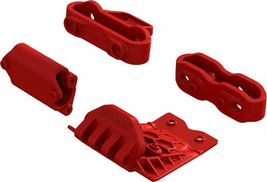 Lower Skid And Bumper Mount Set, Red