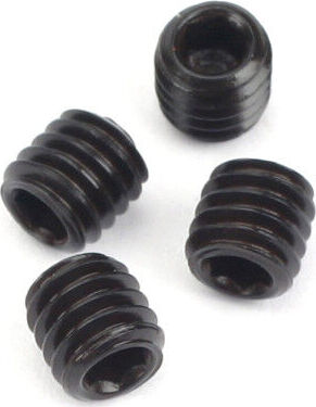 Socket Set Screws, 4mm x 4 (4pk)