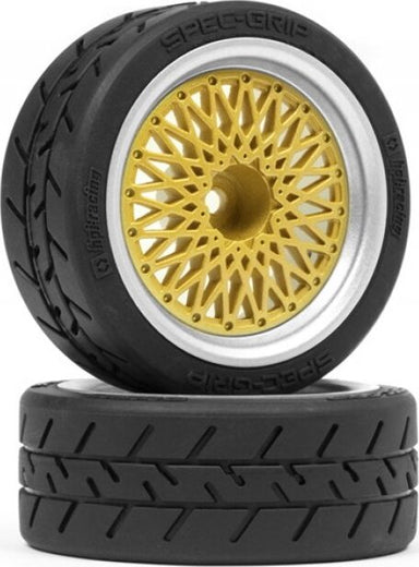 BBS RS Wheels Silver/Gold 26mm (6mm Offset)