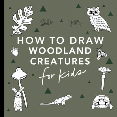 Mushrooms & Woodland Creatures: How to Draw Books for Kids with Woodland Creatures, Bugs, Plants, and Fungi