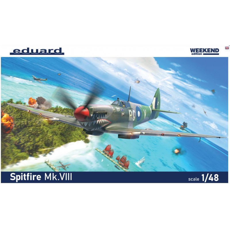 1:48 Eduard Spitfire Mk.VIII Weekend Edition - EDU84154