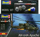 1/72 AH64A Apache Combat Helicopter with paint and glue