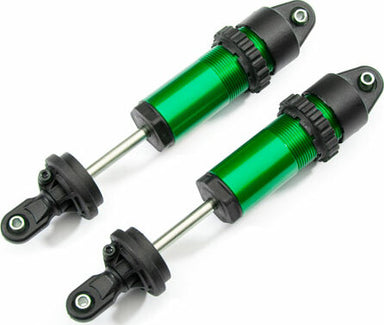 Shocks, Gt-Maxx®, Aluminum (Green-Anodized) (Fully Assembled W/O Springs) (2)