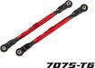 Toe Links, Front (TUBES Red-Anodized, 7075-T6 Aluminum, Stronger Than Titanium) (2) (for Use with #8995 WideMaxx® Suspension Kit)