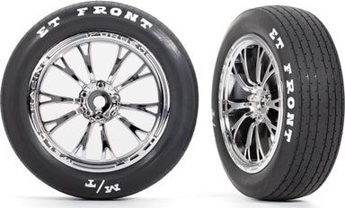 Tires and Wheels, Assembled, Glued (Weld Chrome Wheels, Mickey Thompson® Et Front® Tires, Foam Inserts) (2)