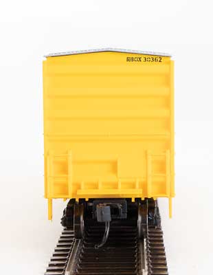 Walthers 50' ACF Exterior Post Boxcar - Railbox #30362 (yellow, Black Door; Small Logo, Slogan)