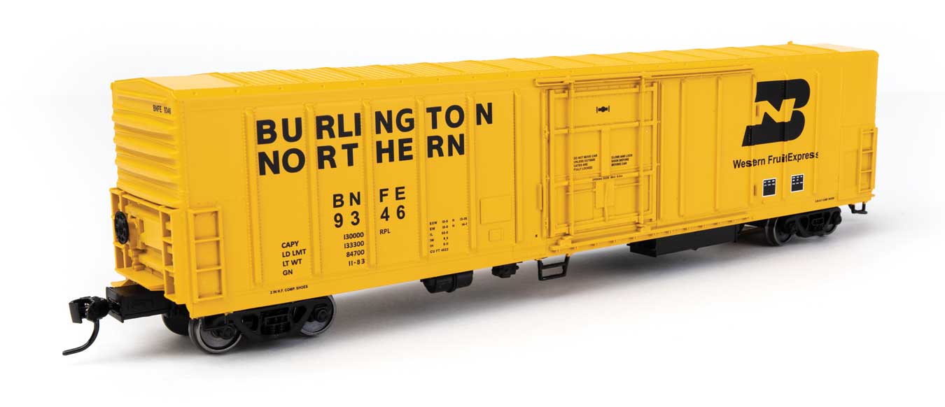 910-3979 57' Mechanical Reefer - Ready to Run -- Burlington Northern BNFE #9346