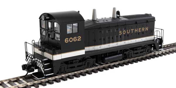 Walthers EMD SW7 - Standard DC - Southern Railway #6062 (Phase I; Tuxedo: black, white, dulux)