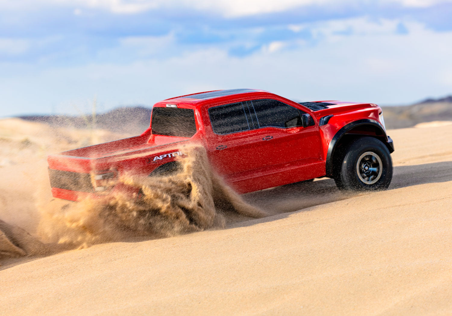 Ford Raptor R: 4X4 VXL 1/10 Scale 4X4 Brushless Replica Truck RED - Available for in-store purchase on August 4th