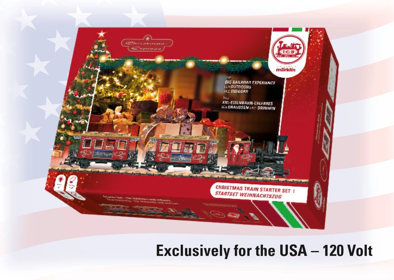 LGB Christmas Train Starter Set (USA 120v version)