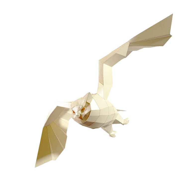 OWLHWH 3D Paper Art Hanging Owl Origami Model