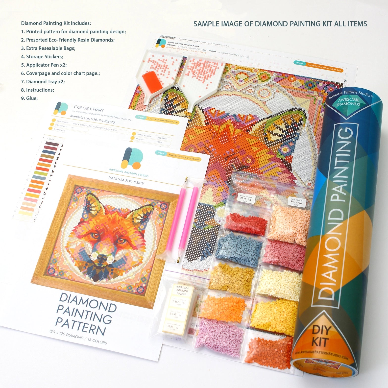 DS1982-120x162 Halloween Night, Diamond Painting Kit