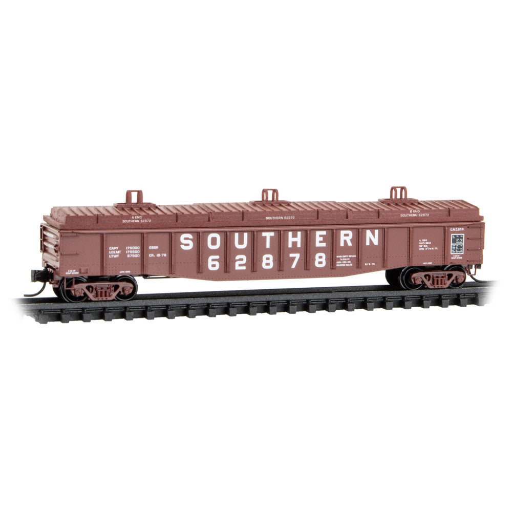 10500037 N Southern 50' Steel Side, 14 Panel, Fixed End Gondola, Fishbelly Sides