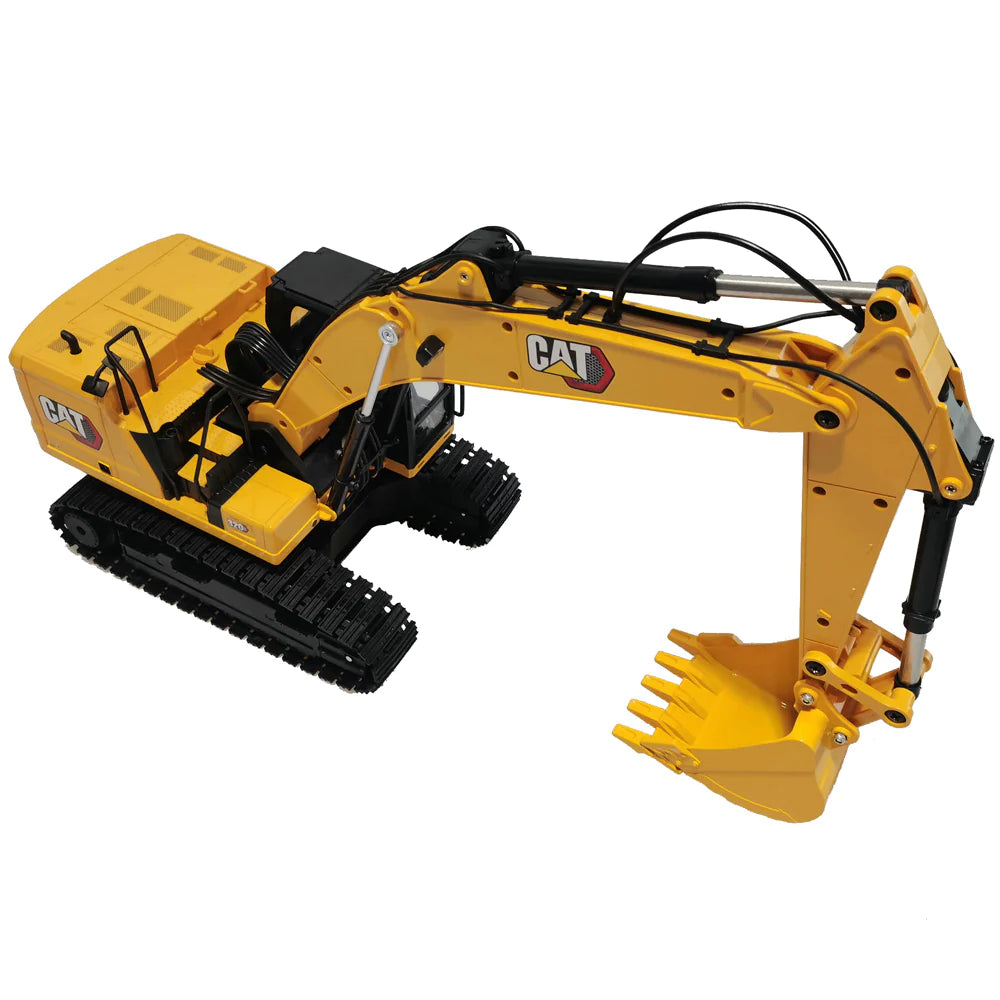 DCM28005 1/16 Scale RC Caterpillar 320 Hydraulic Excavator with Grapple and Hammer Attachments, RTR