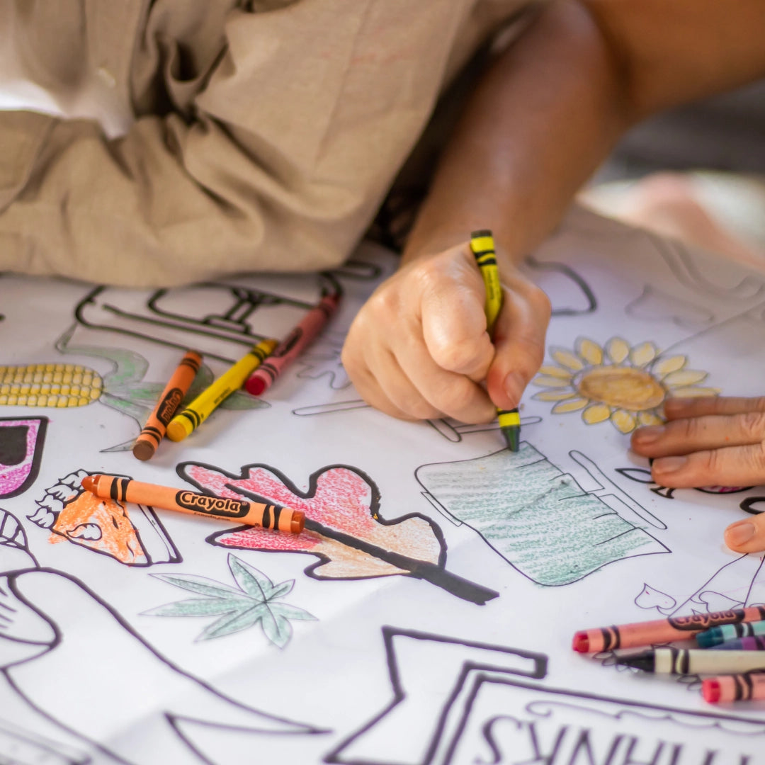 Thanksgiving Coloring Tablecloth