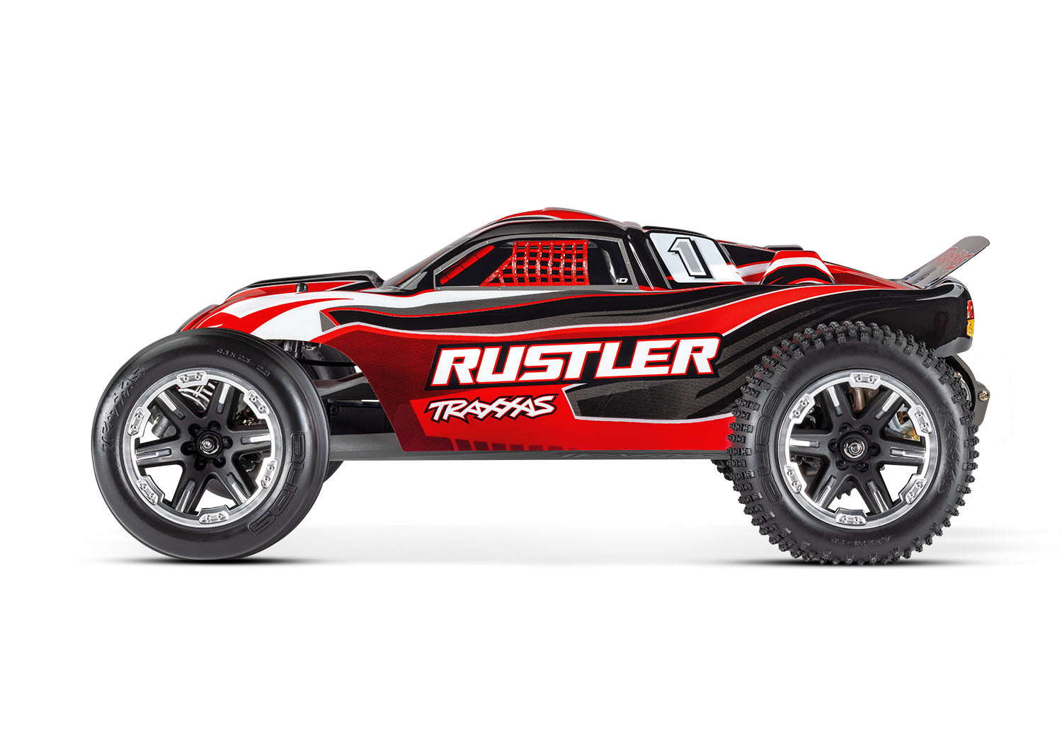 Rustler®: 1/10 Scale Stadium Truck with TQ™ 2.4 GHz radio system