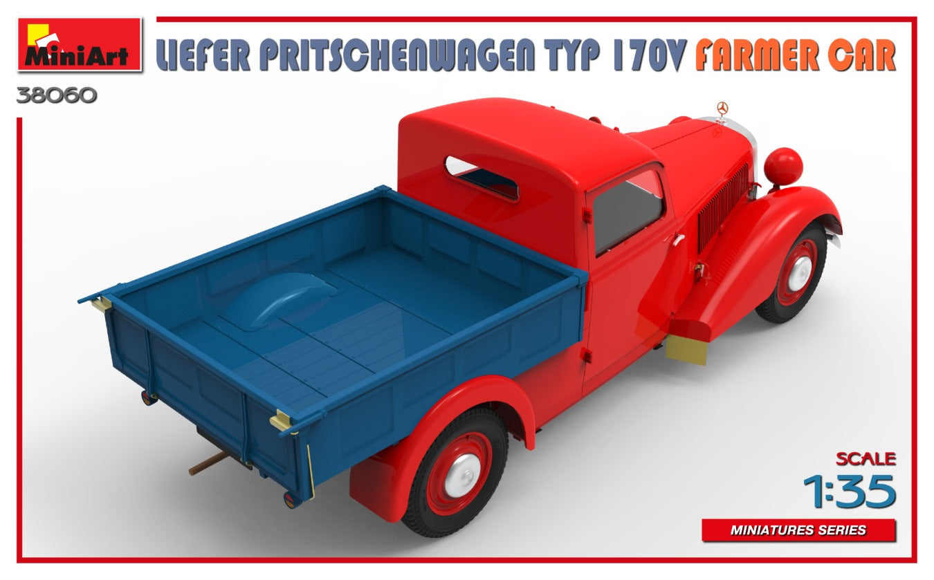 1:35 Miniart Liefer Pritschenwagen Typ 170V Farmer Car - MIA38060
