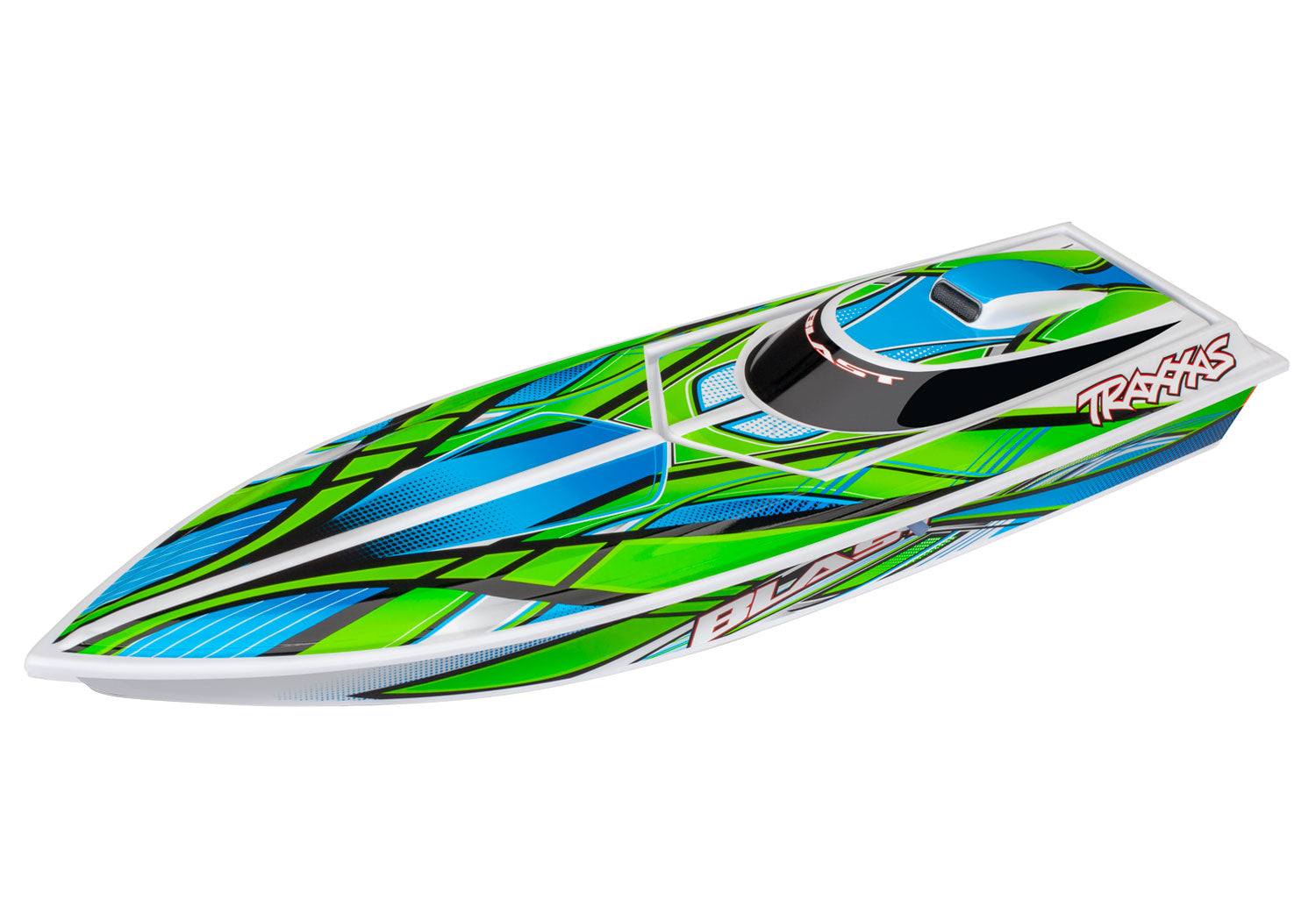 38104-8 Green Blast: High Performance Race Boat with TQ™ 2.4GHz Radio System