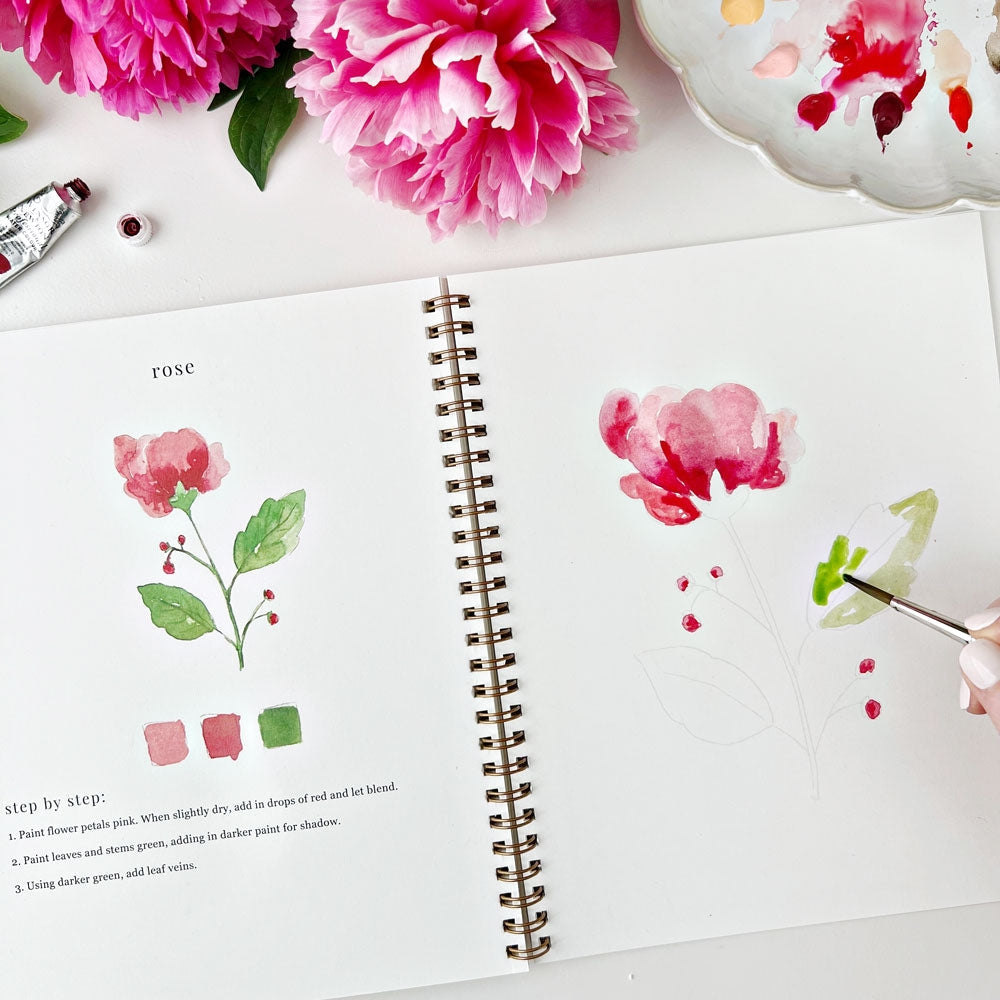 Emily Lex Studio- Flowers Watercolor Workbook