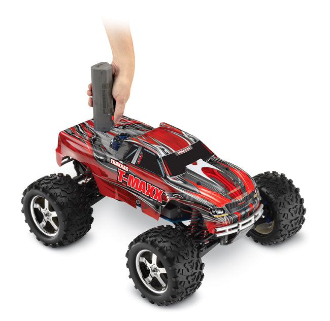 49077-3  Red T-Maxx® 3.3: 1/10 Scale Nitro-PoweRed 4WD Maxx® Monster Truck with TQi™