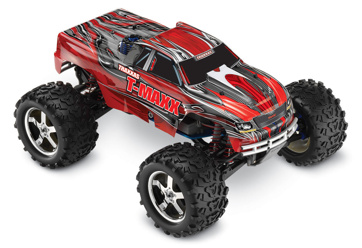 49077-3  Red T-Maxx® 3.3: 1/10 Scale Nitro-PoweRed 4WD Maxx® Monster Truck with TQi™