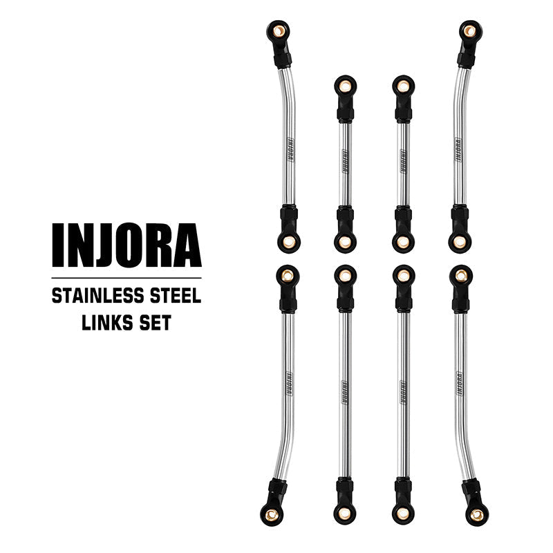 INJORA Stainless Steel High Clearance Links for 1/18 Redcat Ascent18