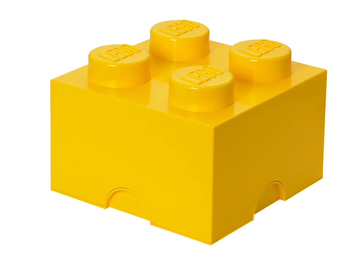 40030632 LEGO Storage Brick 4 Bright Yellow