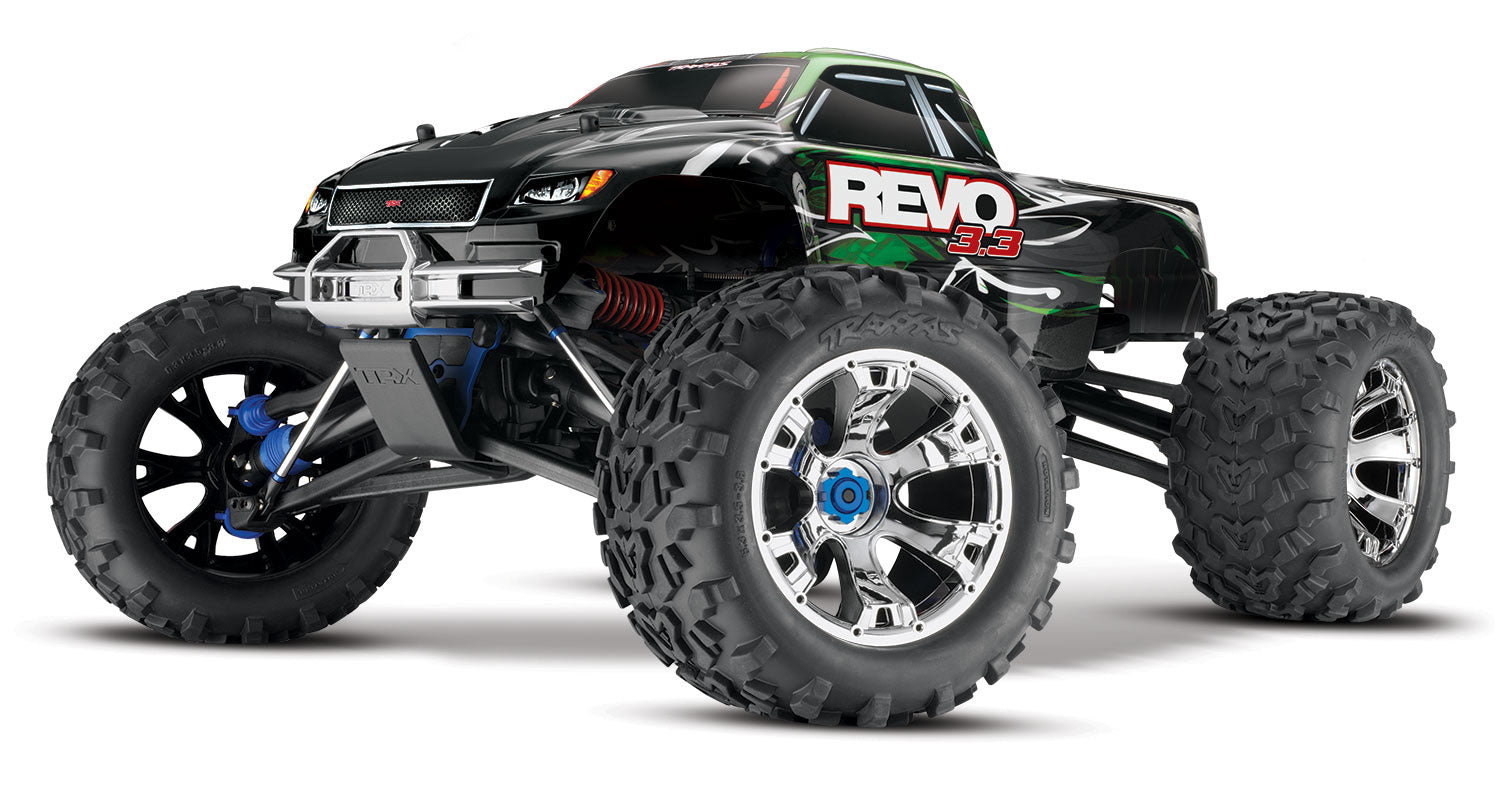 53097-3 - Revo 3.3: 1/10 Scale 4WD Nitro-Powered Monster Truck. GREEN 1/10