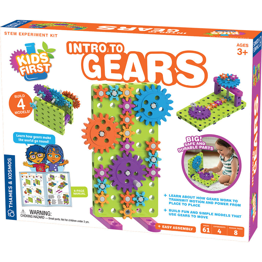 THK-567018	Kids First Intro to Gears STEM Experiment Kit