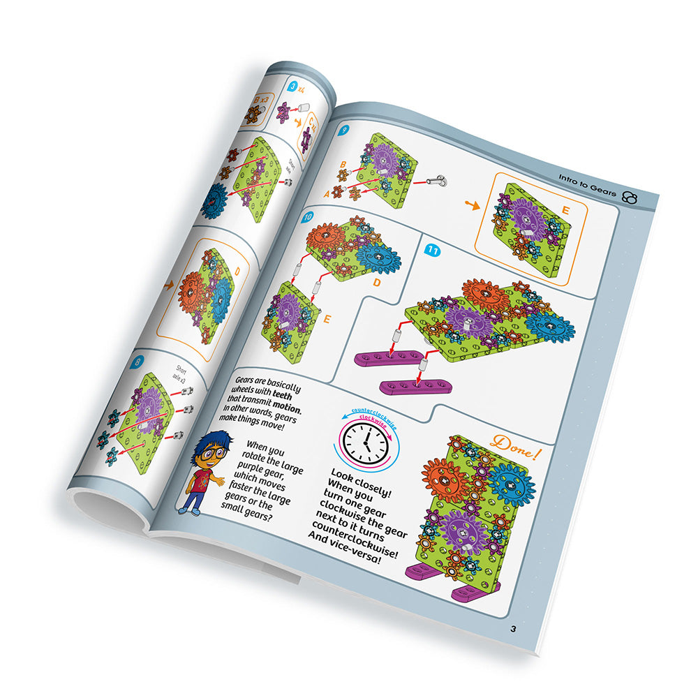 THK-567018	Kids First Intro to Gears STEM Experiment Kit