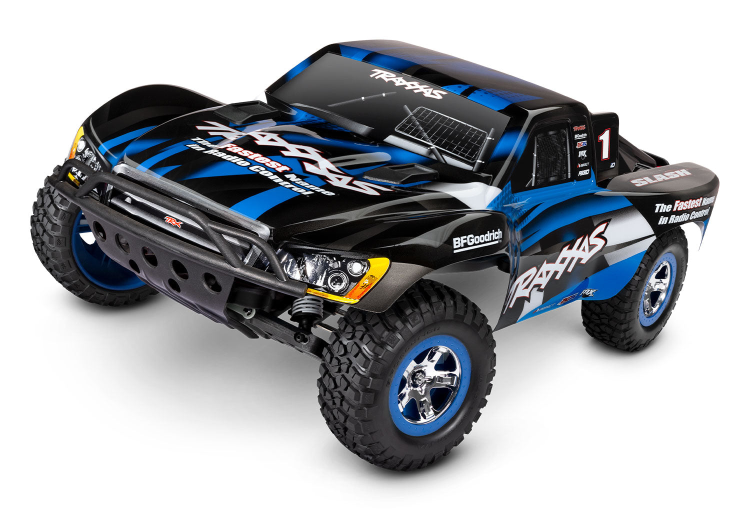 58034-8-BLUE Slash®: 1/10-Scale 2WD Short Course Racing Truck with TQ™ 2.4GHz Radio System