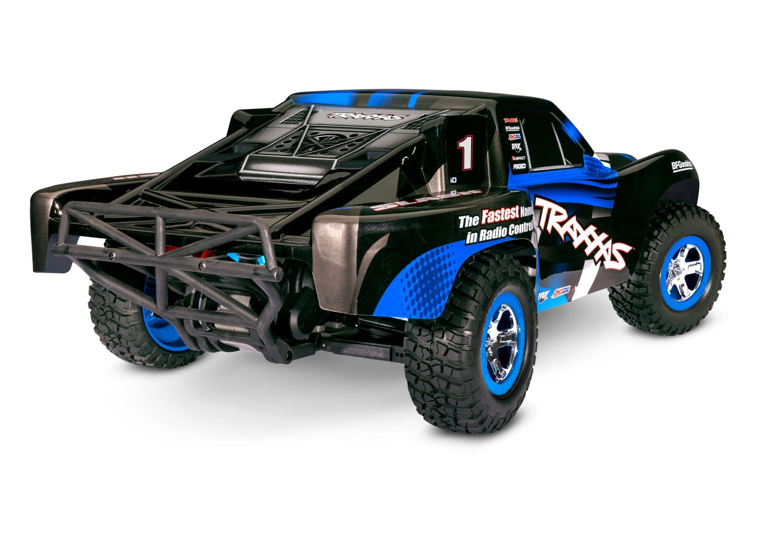 58034-8-BLUE Slash®: 1/10-Scale 2WD Short Course Racing Truck with TQ™ 2.4GHz Radio System