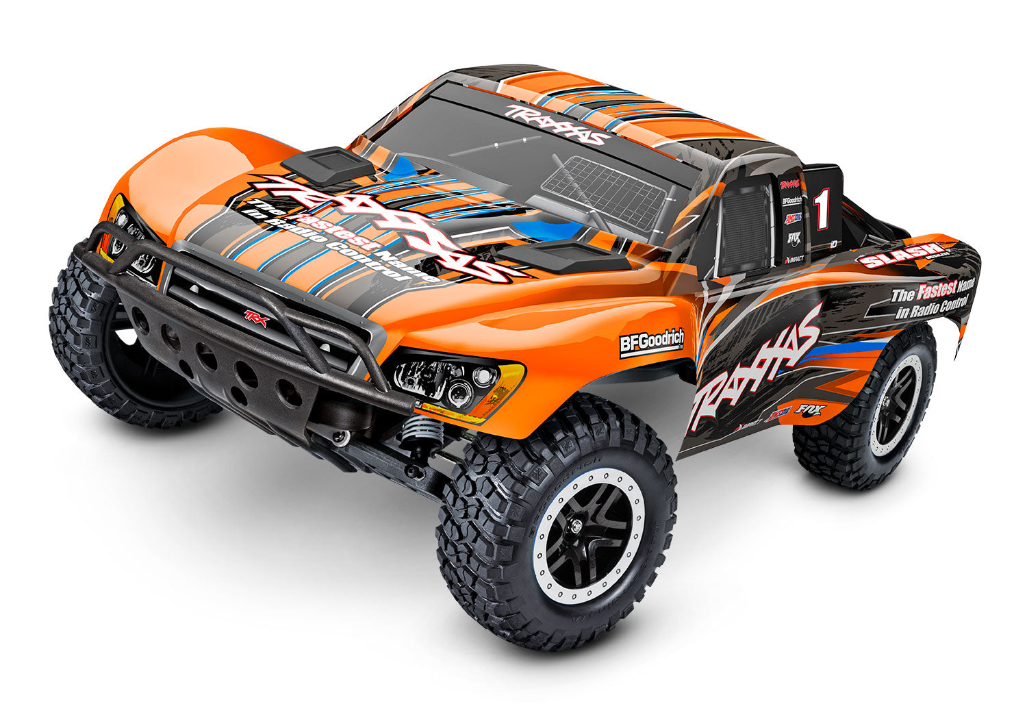 58134-4 Orange Slash® Brushless: 1/10-Scale 2WD Short Course Racing Truck with TQ™ 2.4GHz Radio System