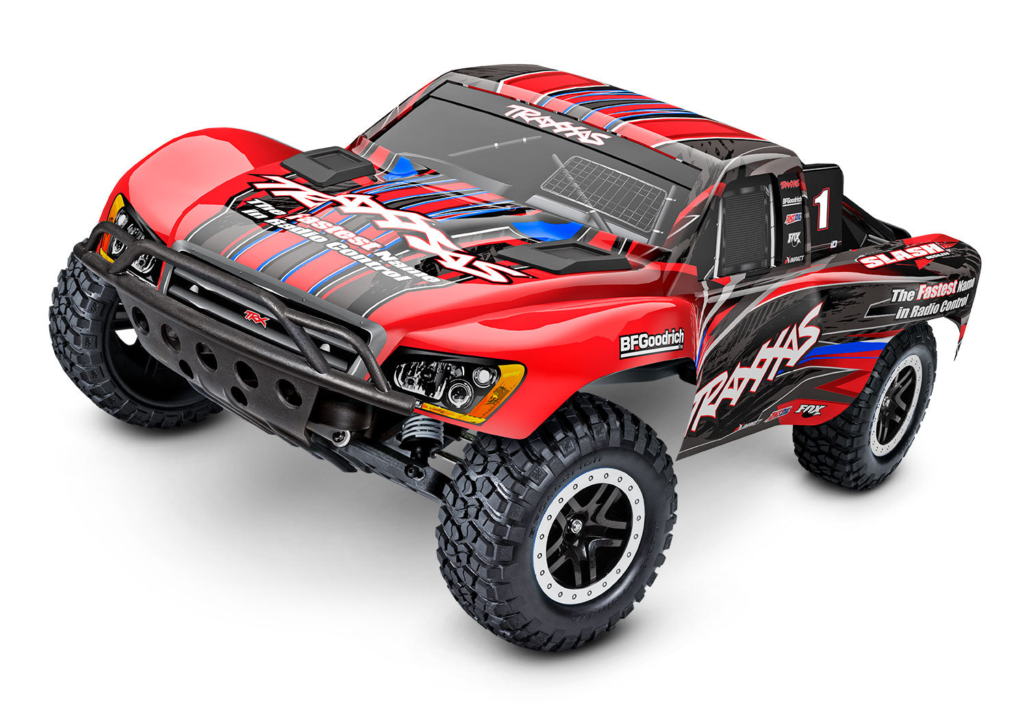 58134-4 Red Slash® Brushless: 1/10-Scale 2WD Short Course Racing Truck with TQ™ 2.4GHz Radio System