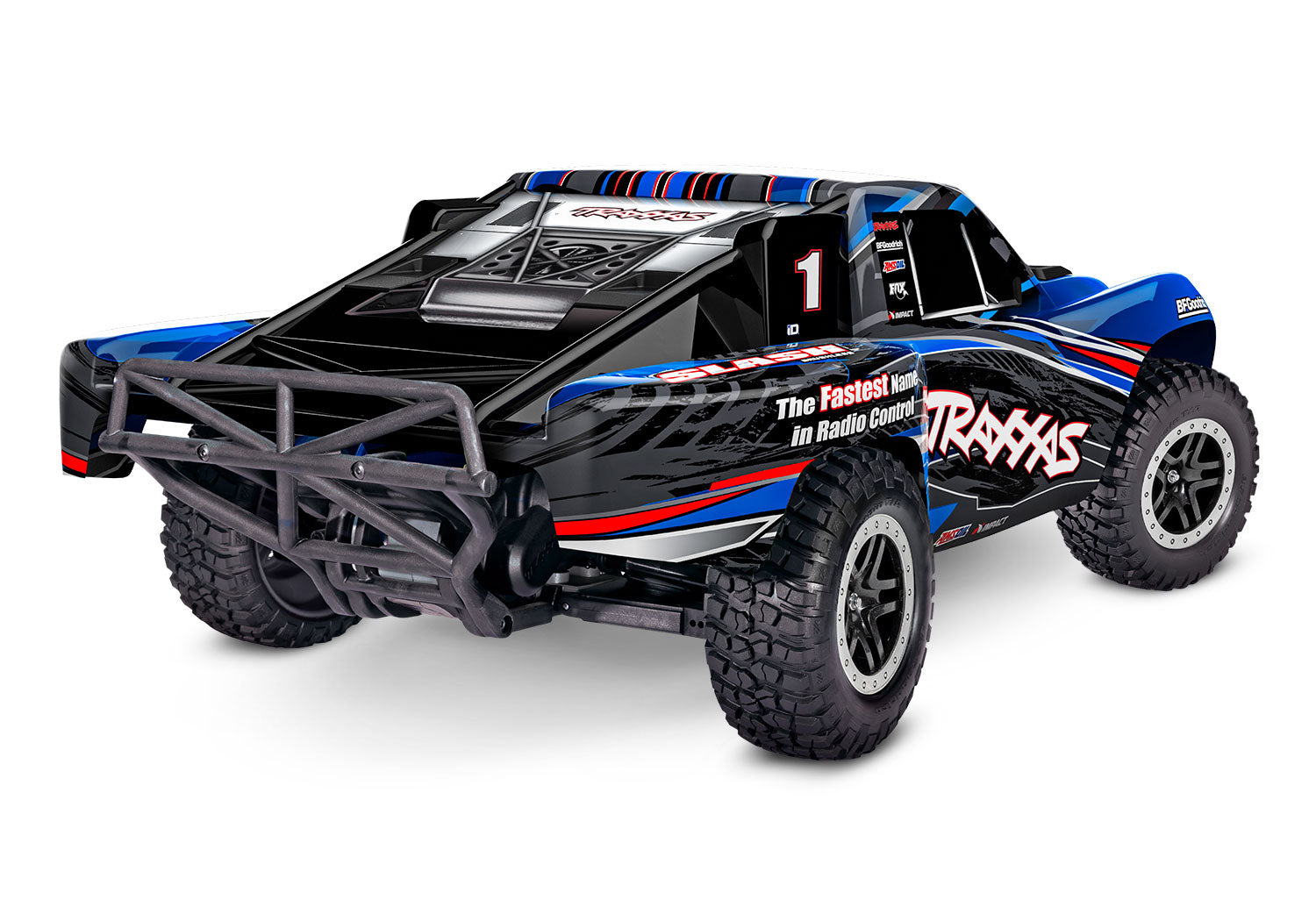 58134-4 Blue Slash® Brushless: 1/10-Scale 2WD Short Course Racing Truck with TQ™ 2.4GHz Radio System