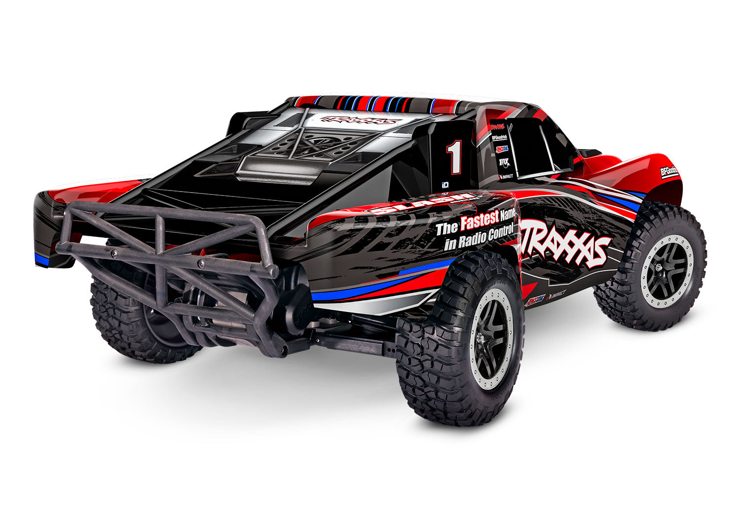 58134-4 Red Slash® Brushless: 1/10-Scale 2WD Short Course Racing Truck with TQ™ 2.4GHz Radio System