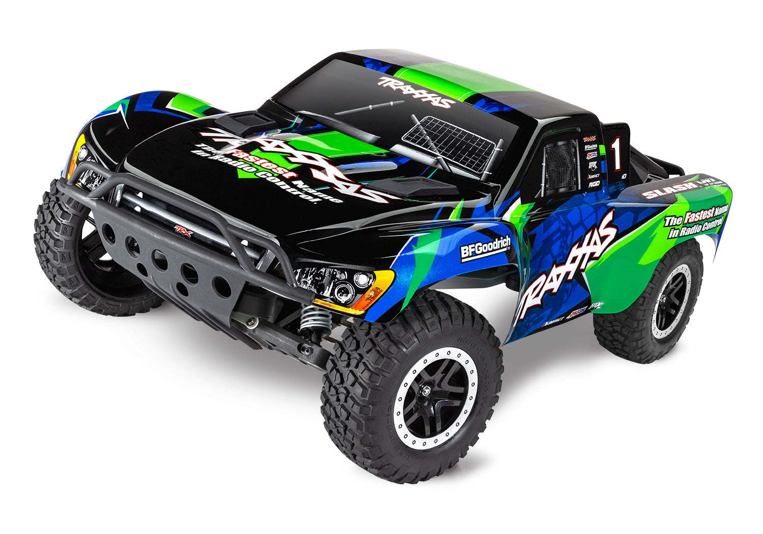 Green Slash® VXL: 1/10 Scale 2WD Brushless Short Course Racing Truck with TQi™ Traxxas Link™ Enabled 2.4GHz Radio System and Traxxas Stability Management (TSM)®